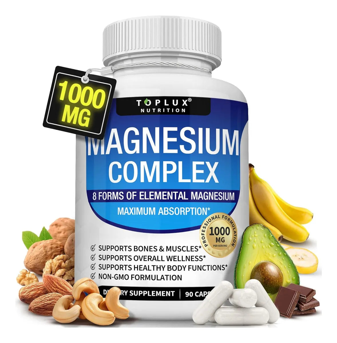 Magnesium Complex ORIGINAL 90 CAPSULAS - OFERTA 3X1 SOLO POR HOY