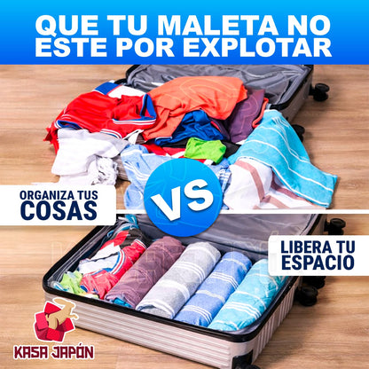 Pack Bolsas al Vacio  🏠 ( Compresor Electrico + Bomba Manual)  + REGALO🎁💯 Medida 60x80(Ropa, Pantalon🧳) y 70x100(Edredones🛌)