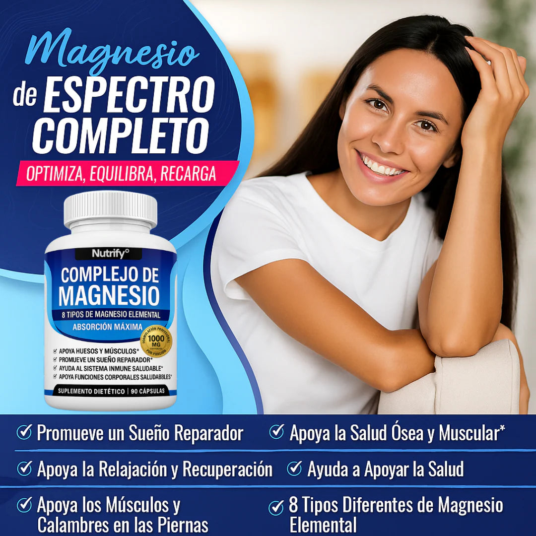 Magnesium Complex ORIGINAL 90 CAPSULAS - OFERTA 3X1 SOLO POR HOY