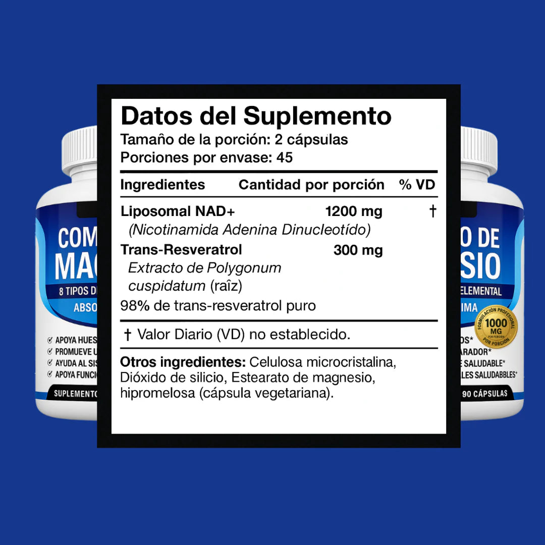 Magnesium Complex ORIGINAL 90 CAPSULAS - OFERTA 3X1 SOLO POR HOY